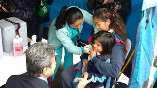Ticlio Chico: Minsa vacunó a más de 5 mil niños y ancianos