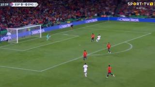 España vs Inglaterra EN VIVO vía DirecTV Sports: así fue el golazo 1-0 de Sterling tras gran remate | VIDEO