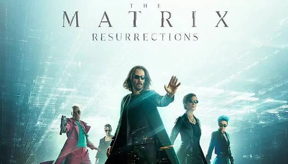 Póster oficial de "Matrix Resurrections" con Neo y Trinity de vuelta. (Foto: Warner Bros)