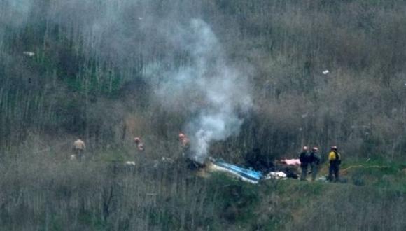 El accidente ocurrió en la localidad de Calabasas. Foto: REUTERS, vía BBC Mundo