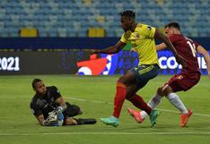 Venezuela rescata un empate ante Colombia gracias a la espectacular actuación de Fariñez
