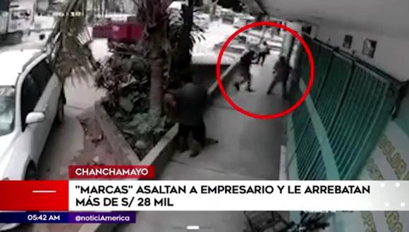 'Marcas' asaltan a empresario en Chanchamayo. (Foto: América Noticias)
