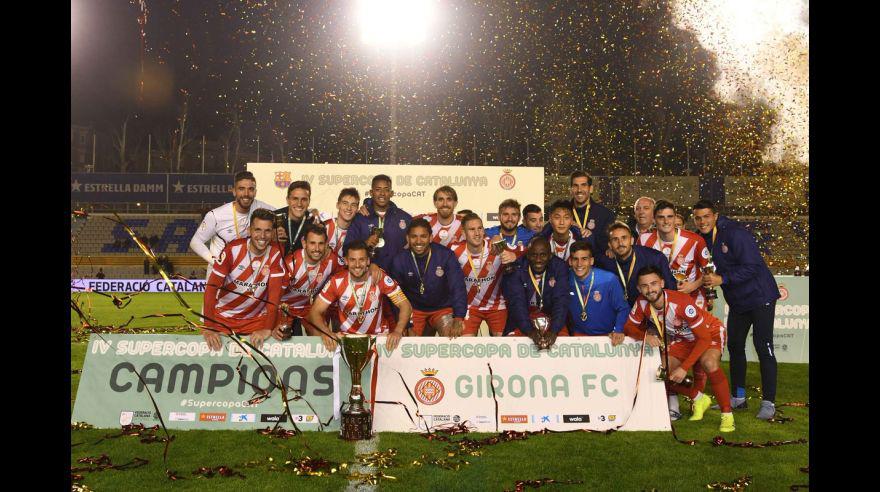 Luego de ganarle dos veces seguidas al Real Madrid, Barcelona perdió 1-0 ante Girona por la Supercopa de Cataluña. (Foto: Girona).