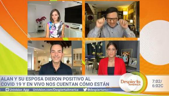 Satcha Pretto, Raúl González,  Carlos Calderón y Francisca Lachapel transmitieron programa desde sus casas y contaron que se cometieron a prueba para descarte de COVID-19. (Foto: Captura de video)