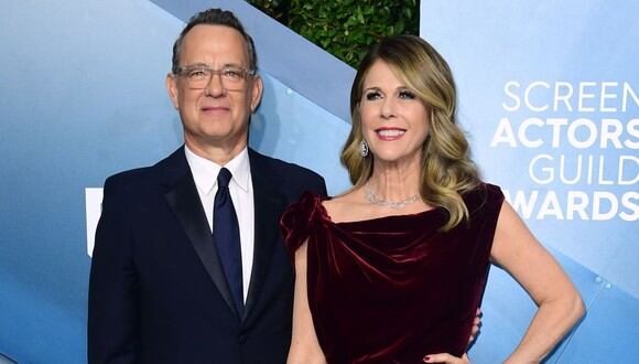 Tom Hanks y Rita Wilson fueron dados de alta pero aún permanecen en cuarentena por coronavirus. (Foto: AFP)