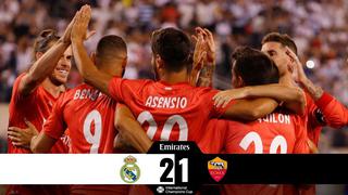 Real Madrid venció 2-1 a Roma por la International Champions Cup