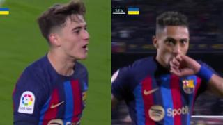 Aumentaron la ventaja: goles de Gavi y Raphinha para el 3-0 de Barcelona vs. Sevilla | VIDEO