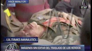 VIDEO: así fue el traslado de heridos tras caída de avioneta