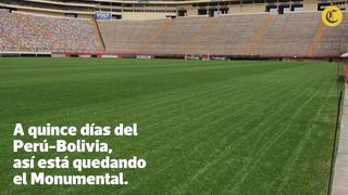 Así alistan al Estadio Monumental a dos semanas del trascendental Perú vs. Bolivia