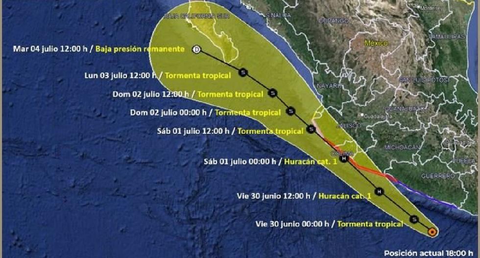 Tropical storm Beatriz forms in the Mexican Pacific and will intensify