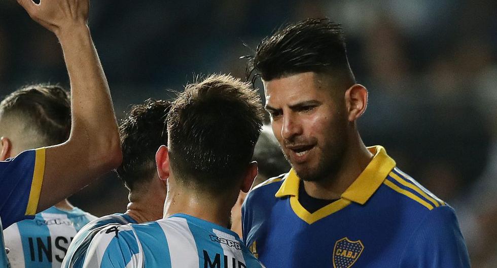 What happens if Boca and Racing tie in points in the Argentine League?