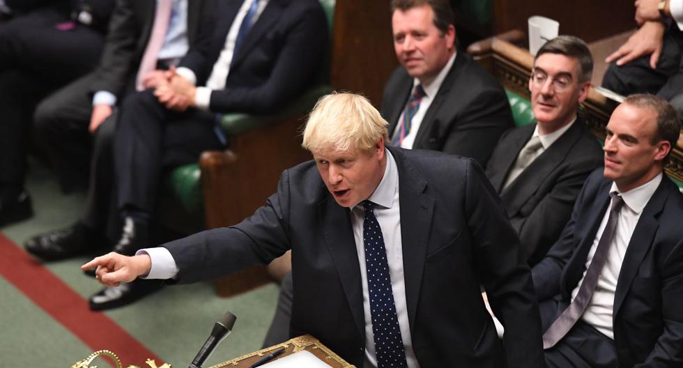 Desde Londres, el primer ministro británico, Boris Johnson, celebró un “excelente nuevo acuerdo que retoma el control”. (AFP)