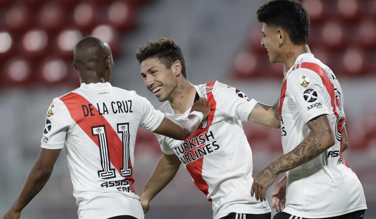 River Plate y Nacional se enfrentaron en el partido de ida por los cuartos de final de la Copa Libertadores | Foto: AP