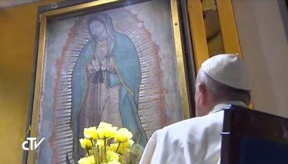 El encuentro del papa Francisco con la Virgen de Guadalupe