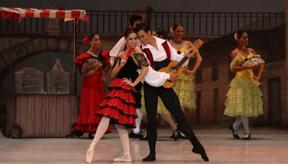 Elenco del Ballet Municipal de Lima vuelve a escena con  “Don Quijote”. (Foto: Difusión)