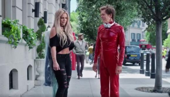 Britney Spears y Kevin Bacon en el nuevo post de Apple Music