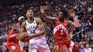 NBA | Raptors vs. Bucks: Milwaukee ganó por 105 a 92 en Toronto con 19 puntos de Giannis Antetokounmpo