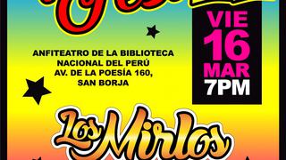Bibliofest II: música gratis con Los Mirlos y más en San Borja