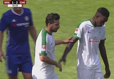 Claudio Pizarro: el peruano anotó en el partido Werder Bremen vs Chelsea