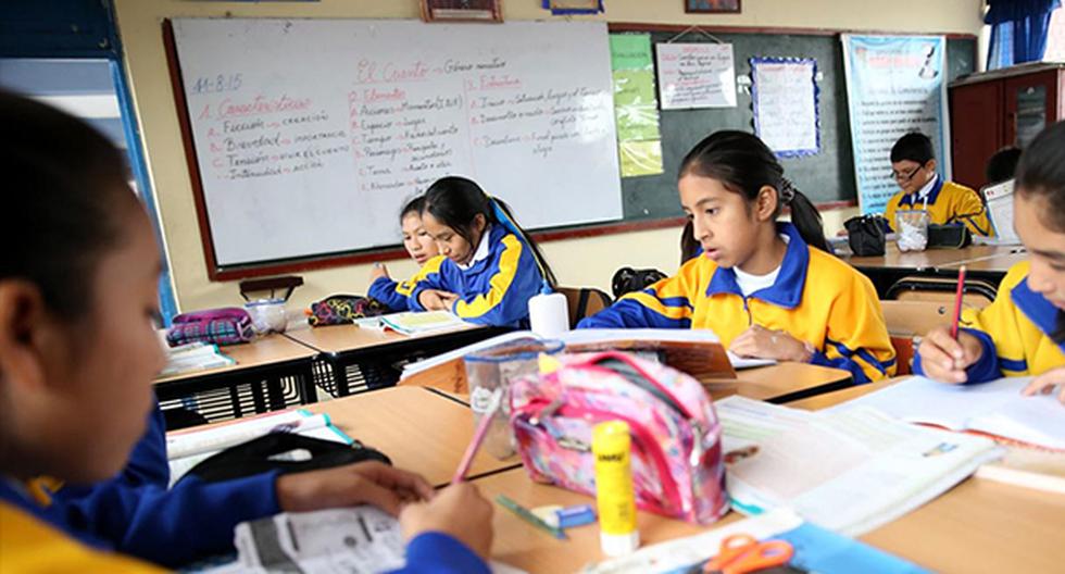 Perú está entre los diez países que tienen más alumnos con bajo rendimiento escolar. (Foto: Andina)