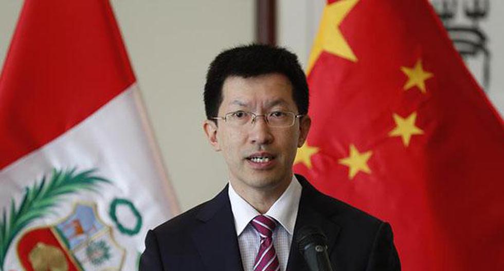 El embajador chino en Perú, Liang Yu, se muestra optimista y cree que comercio entre ambas naciones no se verá afectado. (Foto: EFE)