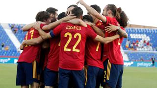 España vapuleó 4-0 a Lituania en un amistoso internacional de preparación para la Eurocopa