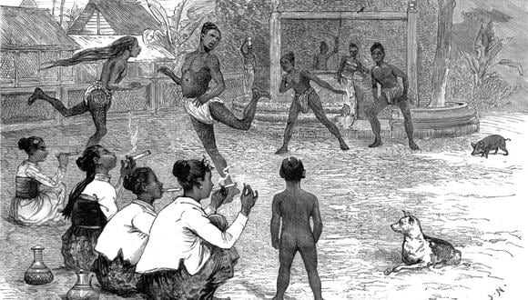 Aunque se jugó en varias colonias del imperio británico, el fútbol no alcanzó tanta popularidad como en otros lugares.