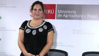 Minagri dispone acciones legales contra ex viceministra