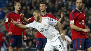 Benzema está a un gol de la anotación 100 con el Real Madrid