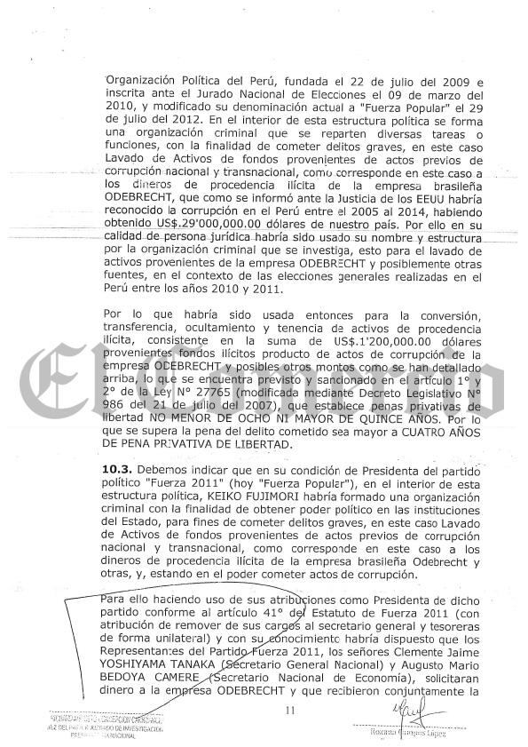 Resolución del juez Richard Concepción Carhuancho.