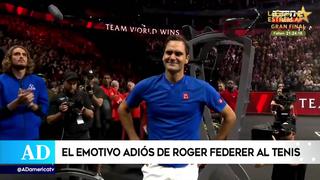 Roger Federer se despidió del tenis