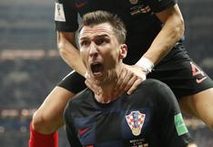 Inglaterra vs. Croacia: el juego sucio de los ingleses cuando Mario Mandzukic celebraba su gol