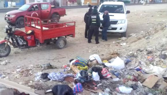 Piura: vehículos salían de madrugada a arrojar residuos sólidos en la vía pública (Foto: Municipalidad de Paita)