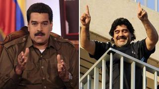 Diego Maradona está en Venezuela para cierre de campaña de Nicolás Maduro