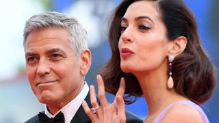 George Clooney y su esposa Amal derrochan amor y romanticismo en Venecia [FOTOS]