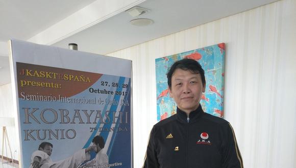 De este viernes a domingo el maestro japonés Kunio Kobayashi dictará seminario de Karate JKA en la Videna. (Foto: Twitter @jkacarmona)