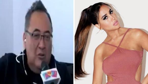 Jorge Cuba arremetió contra Melissa Paredes por poner en duda el sufrimiento del futbolista. (Foto: captura Willax TV / @melissapareds)