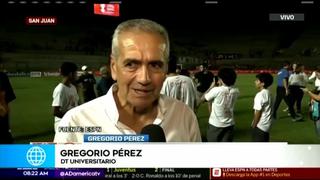 Universitario: Gregorio Pérez y sus dirigidos analizaron el triunfo ante Huracán en San Juan