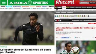 André Carrillo: Sporting Lisboa rechazó 12 mlls. por el peruano