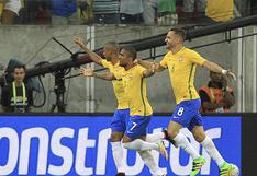 Brasil vs Uruguay: el gol de Douglas Costa a los 37 segundos