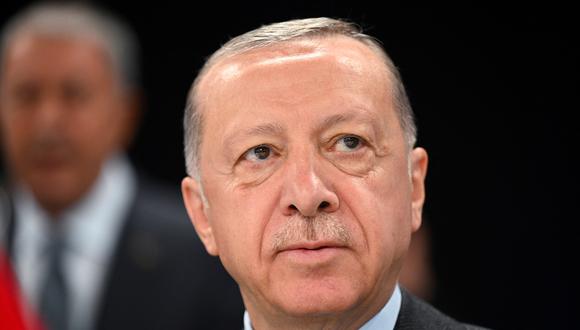“Hemos adoptado una postura extremadamente clara sobre la nueva ampliación de la OTAN", dijo Recep Tayyip Erdogan. Foto: archivo AFP/ GABRIEL BOUYS