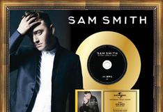 Sam Smith logra Disco de Oro por su álbum debut