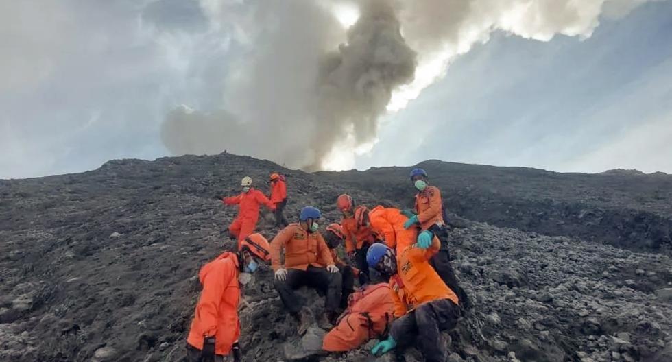 The death toll from the eruption of the Merapi volcano in Indonesia