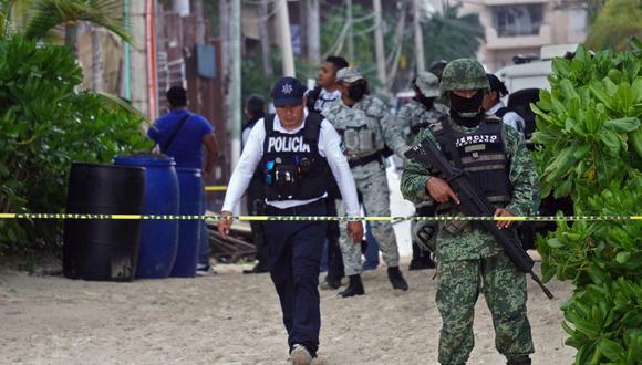 México: comando armado mata a 11 personas, incendia un hotel y dos bares en Celaya. (Foto referencial, ELIZABETH RUIZ / AFP).