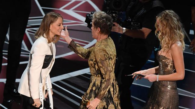 Frances McDormand en los Oscar 2018. (Foto: Agencias)
