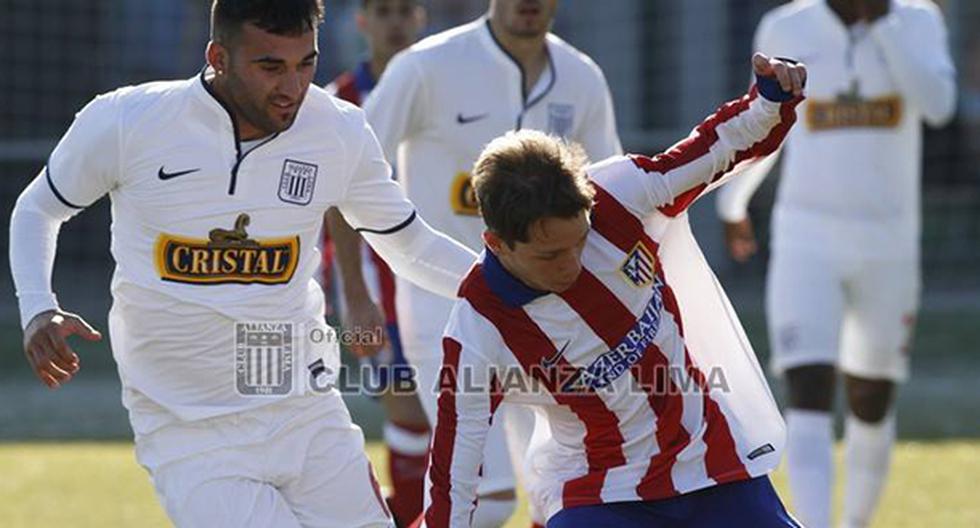 Atlético de Madrid B derrotó a Alianza Lima por 2-0. (Foto: Club Alianza Lima)