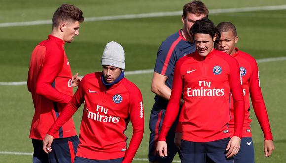 Neymar y Cavani: ¿nula interacción durante entrenamientos del PSG? (Video: Youtube/Foto: AFP)