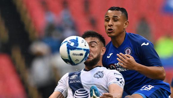 Cruz Azul no pudo ante Puebla en el Estadio Azteca. (Foto: AFP)