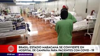 Coronavirus en Brasil: inauguran hospital de campaña en estadio Maracaná 