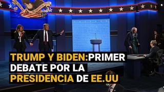 Trump y Biden: ¿Qué ocurrió en el primer debate por la presidencia de EE.UU?